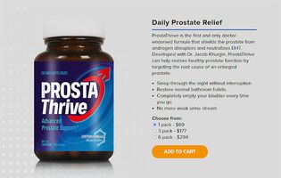 Prosta Thrive Prostate Support Does It Really Work?