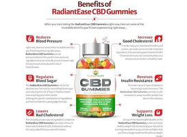 Benefits Of Radiant Ease CBD Gummies: