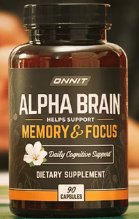 Onnit Alpha Brain: Boost Focus, Memory, and Cognitive Function