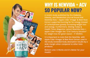 Health Advantages of NewVida Keto + ACV Gummies WeightLoss