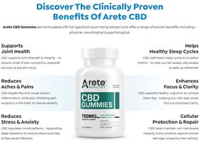 Benefits of Arete Healthy CBD Gummies: