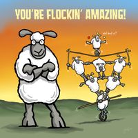 Unique Funny Gifts from Baaad Flockers | T-Shirts, Art & More