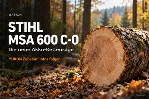 STIHL MSA 600 C-O: Neue Akku-Kettensäge angekündigt