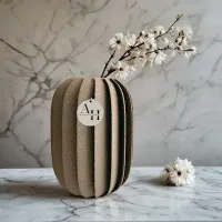 VASE Lamia - elegant & nachhaltig. Produziert mittels 3D-Technologie in Österreich. In acht Farben und drei Größen erhältlich.