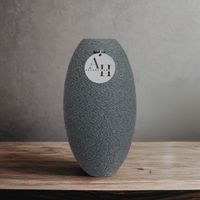 Moderne Vase Atria als dekoratives Designobjekt, 3D-gedruckt aus PLA, stilvolle Wohnraumdekoration 
