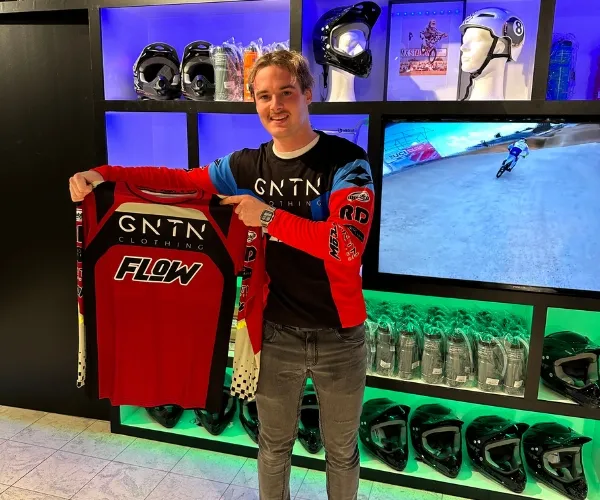 Custom race shirt - Flow BMX