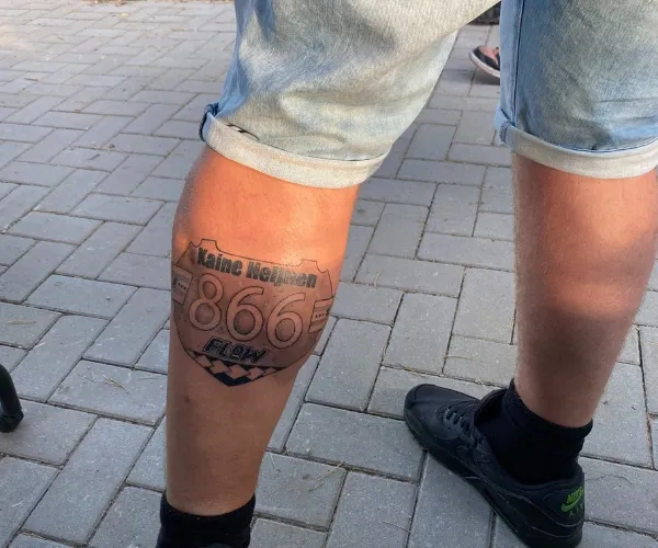 De eerste Flow tattoo - Flow BMX