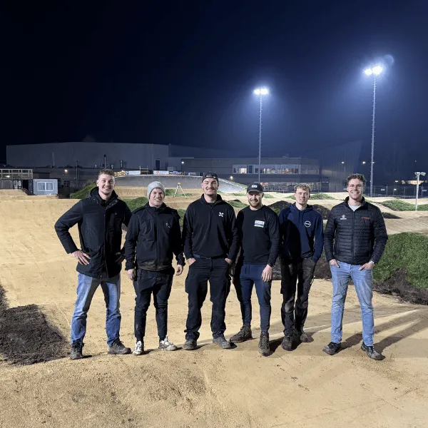 Baanbouw in Assen - Flow BMX