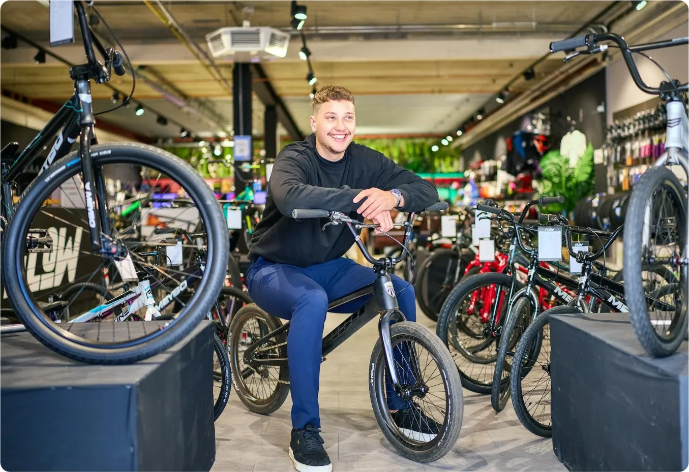 Afspraak in de Flow winkel