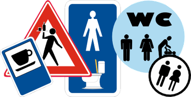 Stickers voor WC, Hygiëne, Horeca