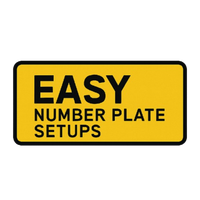 Easy Number Plate Setups