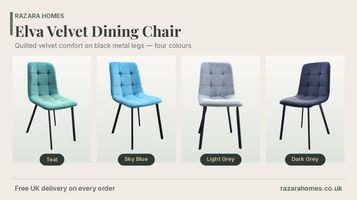 Velvet Dining Chairs: An Easy Way to Lift Your Dining Room