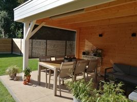 Vita vertikaal oprolbaar windscherm - zonwerend