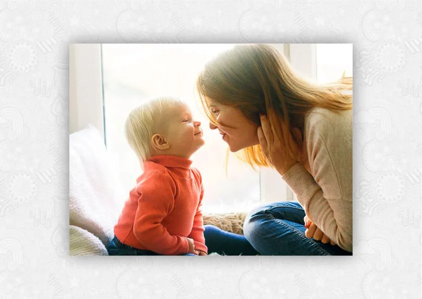 16x20 photo print sample showing artistic photography with vibrant colors, no human shapes