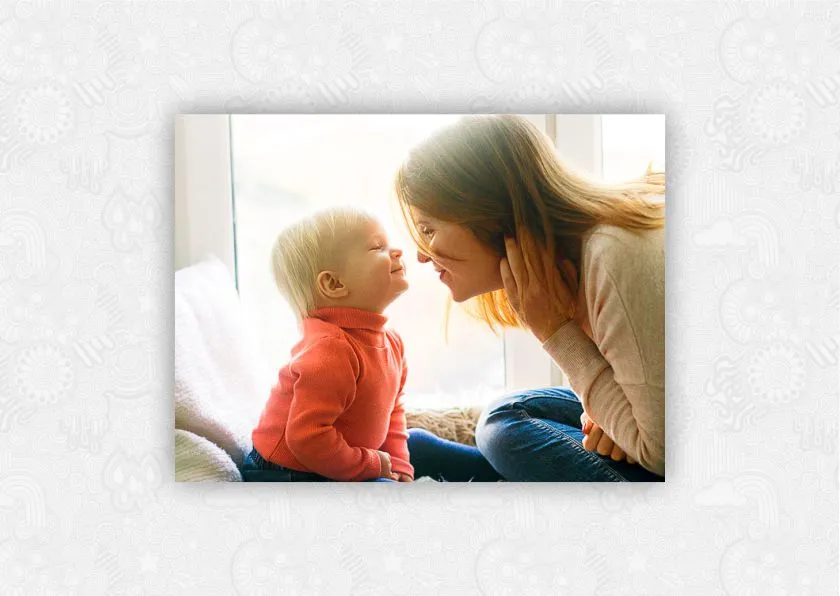 8x10 photo print sample showing architectural photography with sharp details, no human shapes