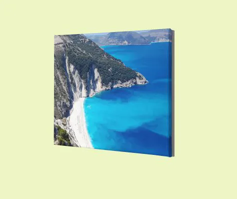 11x14 photo print sample showing landscape panorama with dramatic lighting, no human shapes