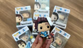 Varias figuras Funko Pop! de Tanjiro Kamado, protagonista de Demon Slayer