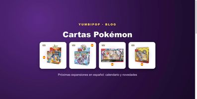 Próximas expansiones de cartas Pokémon en español: calendario de 2026