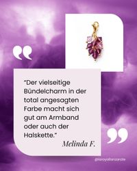 Kundenbewertung von Melinda F. zum Bündel Charm im Amethyst Mix mit Gold [DAHSHpLX8wI]