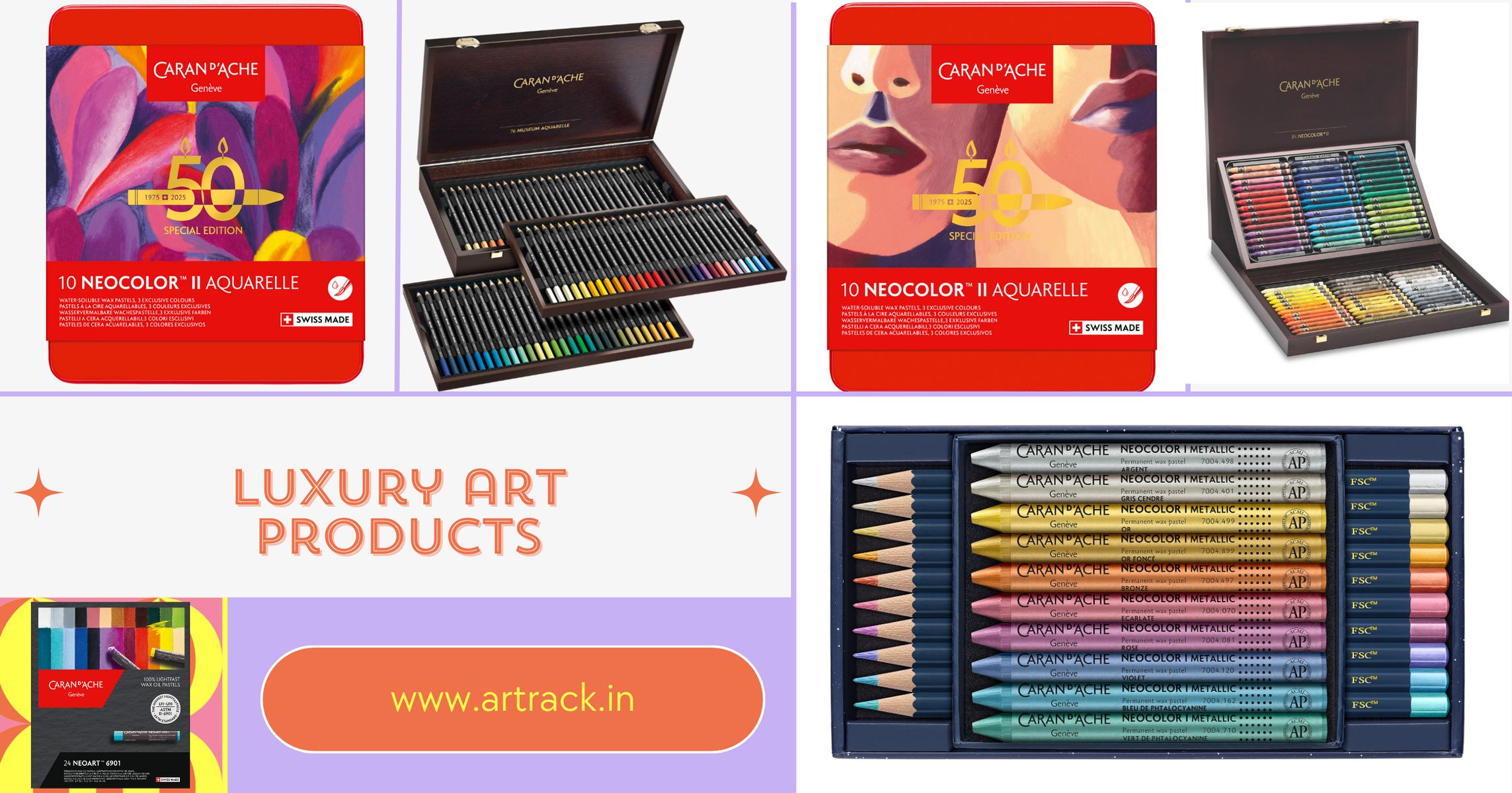 Buy Caran d'Ache Luminance 6901 | 100 Colours India