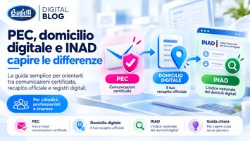 PEC, domicilio digitale e INAD: cosa sono e qual è la differenza