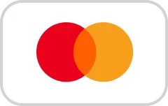 Mastercard logo with overlapping red and yellow circles