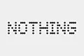 the logo of Nothing mobile company