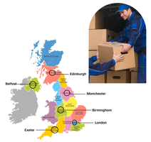 Delivering throughout the UK, caring for every one of you.
