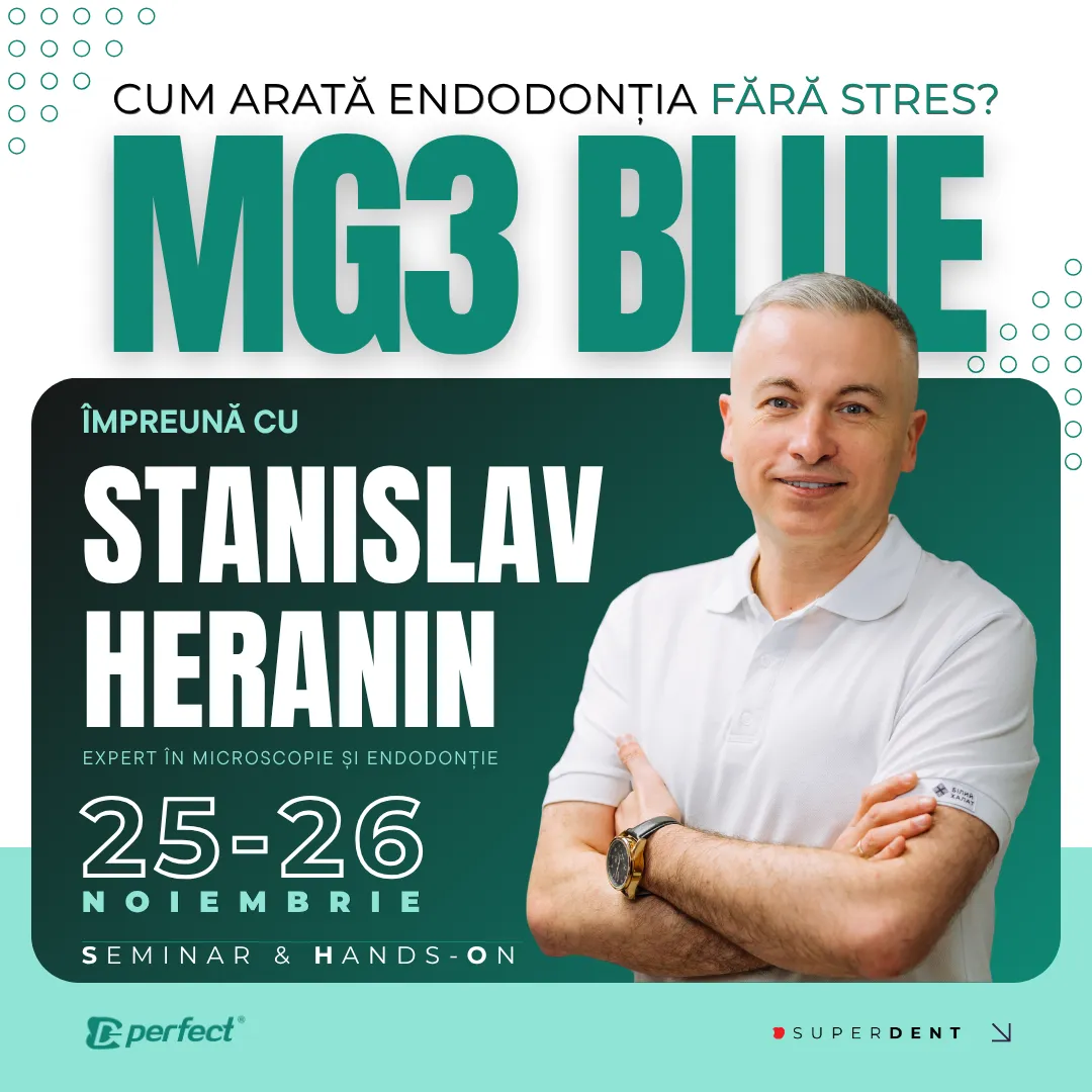 Curs cu dr. Stanislav HERANIN pe endodoție te așteaptă