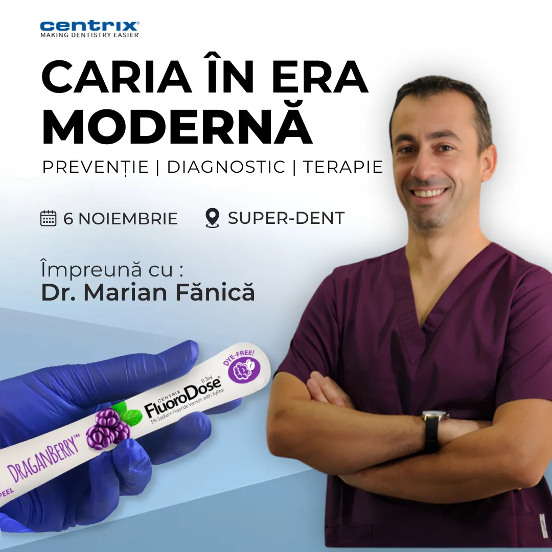 Curs: Caria în era modernă: prevenție, diagnostic, terapie