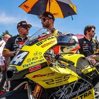 Mattia Pasini in griglia con oZ-o Monopattini Elettrici