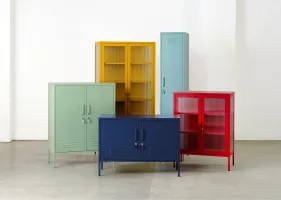 Nieuw; Mustard Made, kleurrijke lockers voor thuis